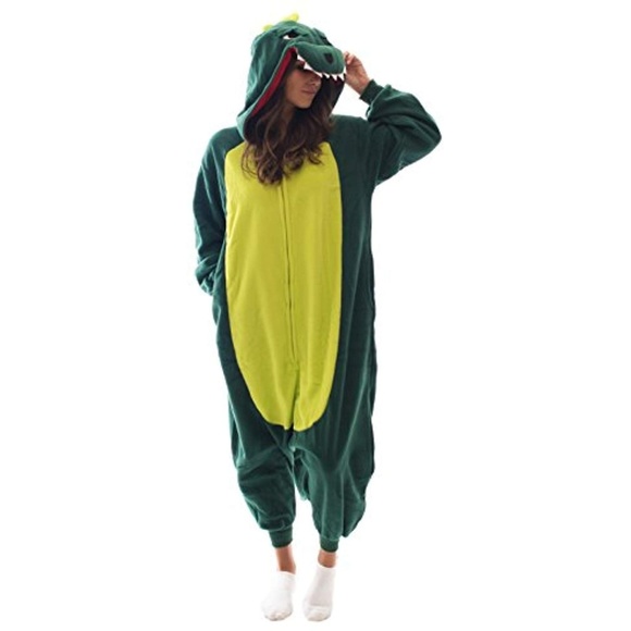 Other - LAST ONE ☀️ Green Dinosaur Adult Onesie